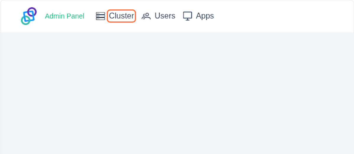 Cluster button detail