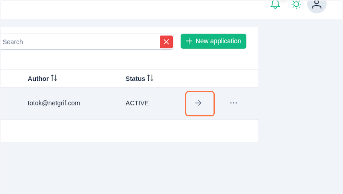 To detail application