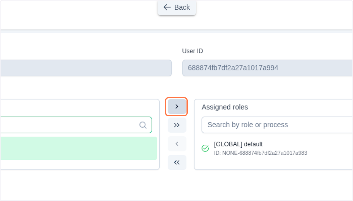 Users assign role move